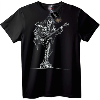 NOONEBRAND KISS GENE SIMONS Тениска Метален Воин Бас - S, White