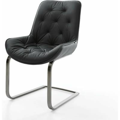 Delife Taimi-Flex pravá kůže černá plochá grafitová