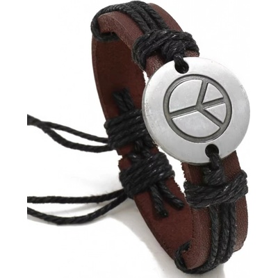 Izmael náramok Peace Hnedá/Čierna KP34317