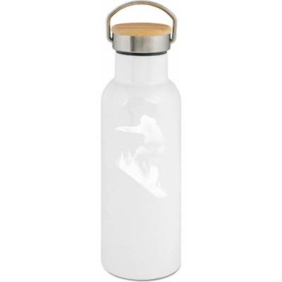 123TRIKO termoska Snowboardista, bílý potisk 500 ml