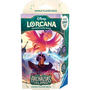 Ravensburger Disney Lorcana TCG: Archazia's Island Starter Deck - Iago & Jafar (RAVE11098543) - ozone