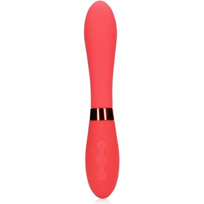 Shots Loveline Silicone Smooth Vibrator Salsa, silikonový 19,7 x 3,4 cm