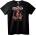 NOONEBRAND Тениска Риболов на костер - 2XL, Black
