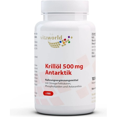 vitaworld Сърдечно-съдова система - Антарктически крил, 500 mg x 100 капсули (02036367 VW)