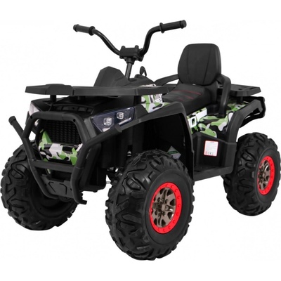 Joko Elektrická štvorkolka 4x4 ATV Desert penové kolesá kožené sedadlo maskáčová
