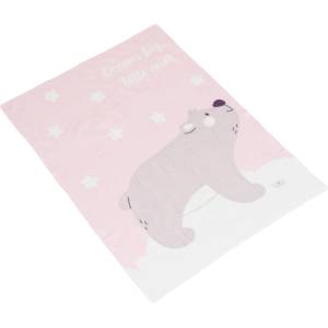 Cangaroo Бебешко одеяло Cangaroo - Dreamy bear, 75 х 100 cm, розово (111869) - baby