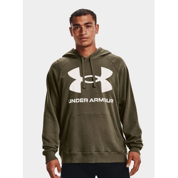 Under Armour s kapucňou UA Rival Fleece Big Logo HD-GRN 1357093-361