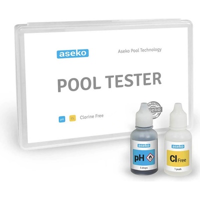 Aseko Pool Tester kvapkový pH / CL free