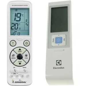 General Electrolux exi09hl1w, exi12hl1w, exi18hl1w - луксозно с подсветка дистанционно управление (exi09hl1w, exi12hl1w, exi18hl1w)