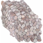vidaXL Плочки от камъчета Бежово и нежно розово 30 x 30 cm (42033531)