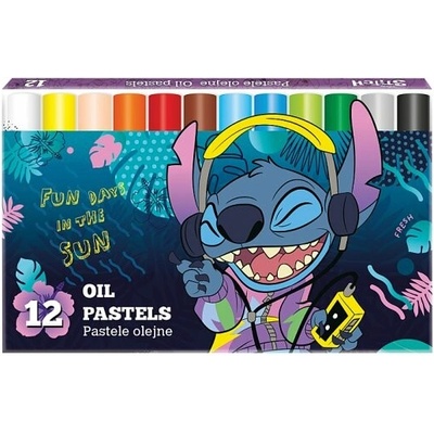 Disney Stitch olejové pastely 12 ks