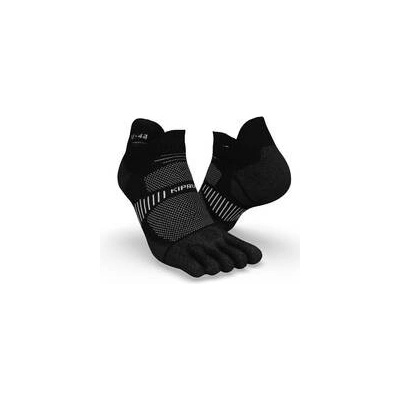 Kiprun Bežecké ponožky 5 prstov RUN900 neviditeľné tenké čierne