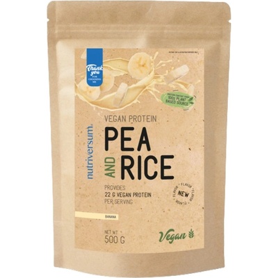 Nutriversum Vegan Pro | Pea and Rice Protein [500 грама] Банан
