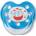 Baby-Nova Baby Nova Бебешка силиконова залъгалка силикон , синя (28227)