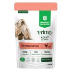 AKVATERA Nature's Protection DOG Prime Adult Dogs All Breeds Skin Coat with Chicken and Salmon, пауч за пораснали кучета от всички породи - хапки в сос с пилешко и сьомга, подпомага здравето на кожата и козина