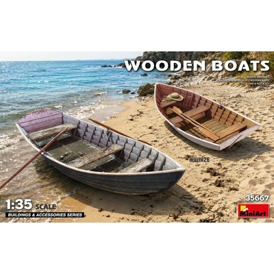 MiniArt Wooden Boats 2 pcs. 1:35