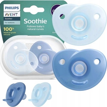 Avent SCF099/21 Soothie pre chlapca celosilikón 2ks