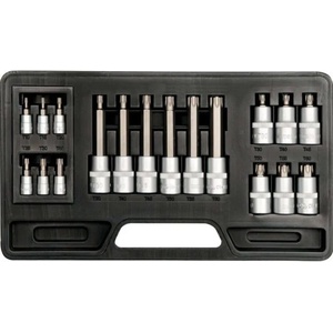 TOYA Комплект бит вложки 1/2 " + 1/4", torx, yato, 18 части (euro yt 7751)
