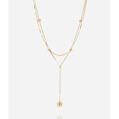 ZAG Bijoux Dvojitá retiazka do výstrihu v zlatom tóne SNX27819-01UNI