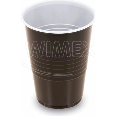 Wimex Automatový pohár PS hnedo biely O70mm 180ml