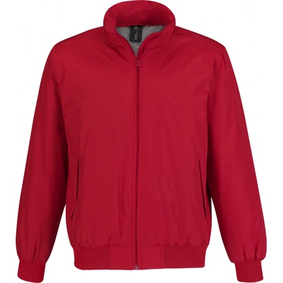 B & C pánska bunda bomber JM961 Red