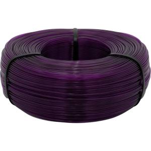 Recycling Fabrik rPETG Refill Königlicher Amethyst (Purple-Translucent) - 1, 75 mm / 1000 g (PTGX-R175-1000-KOAM)