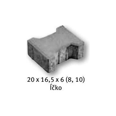 Semmelrock ÍČKO 6 cm přírodní 10 m²