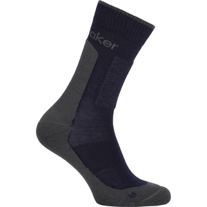 Icebreaker Мъжки туристически чорапи Icebreaker Merino Hike+ Medium Crew Walking socks - Midnight Navy / Obsidian - размер 39-41, 5 (EU) (201-9228-1111)