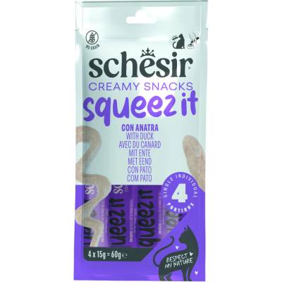 Schesir Squeez It Kachna 4x 15 g