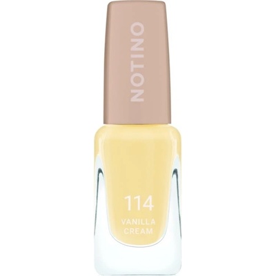 Notino Gel Effect Nail Polish lak na nehty s gelovým efektem 114 Vanilla Cream 10 ml