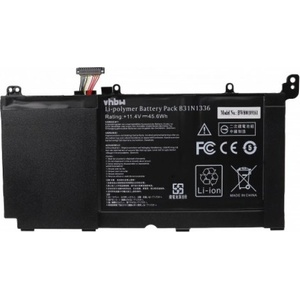 VHBW Батерия за Asus K551 / R553 / S551, B31N1336, 4000 mAh (800109161)