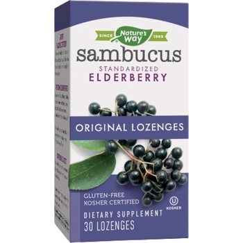 Image 1 of Nature's Way Sambucus Original Lozenges 200mg [30 капсули]