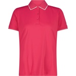 CMP Дамска поло тениска CMP Women's Polo Stretch Piquet Polo shirt - Magenta - размер 36 (EU) (916-1606-1012)