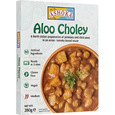 Ashoka Aloo choley karí s brambory a cizrnou v rajčatové omáčce 280 g