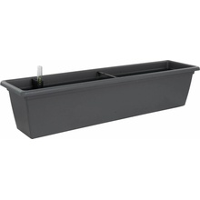 Plastkon Magnolia Smart Samozavlažovací hrantík, plast, antracit, 100 x 19,5 cm, 4111762007