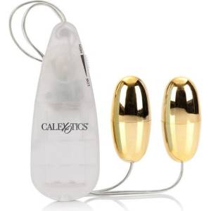 CalExotics Златисти компактни вибро яйца California Exotics Duo