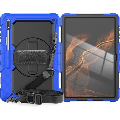 Vsechnonamobil 55253 SOLID 360 Odolný kryt pro Samsung Galaxy Tab S8 Ultra modrý