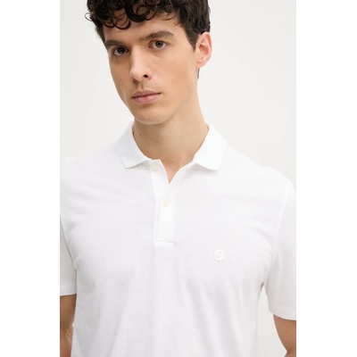 BOSS Памучна тениска с яка boss (50539814)