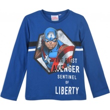 Chlapčenské tričko Avengers First Avenger modré