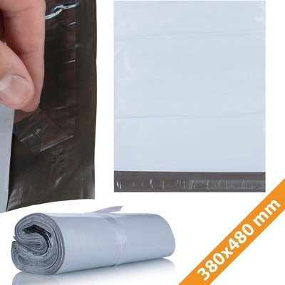 OBÁLKY KURIÉRSKÉ FÓLIOVÉ 380X480 mm 100 ks ČERNÉ