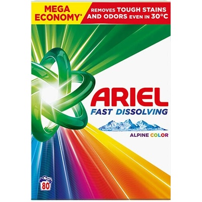 Ariel Alpine Color prášok na pranie 4,4 kg 80 PD