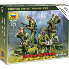 ZVEZDA Wargames WWII figurky 6137 Soviet Reconnaissance Team 1:72