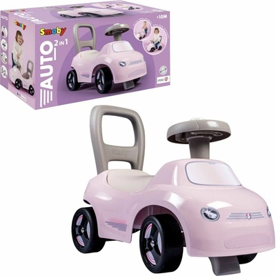 Smoby Auto Ride On ružové