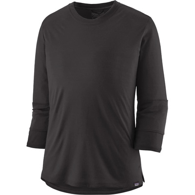 Patagonia Дамска фланелка с дълъг ръкав за колоездене Patagonia Women's Merino 3/4 Sleeve Bike Jersey Merino shirt - Black (916-0980-0514)