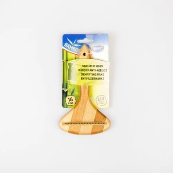 Image 1 of DUVO бамбуков гребен 16 зъба, 17 х 10 см, Белгия - 158014