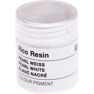 Rico Design Pigment do pryskyřice - perleťově bílá – Zboží Dáma