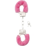 Shots Toys Furry Handcuffs Pink