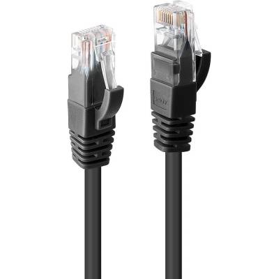 Lindy Пач кабел LINDY 48076, U/UTP, Cat. 6, 0.5m, черен (48076)