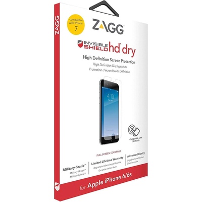 ZAGG InvisibleShield HD Clarity Screen Protector - здраво защитно покритие за дисплея за iPhone 8, iPhone 7, iPhone 6/6S