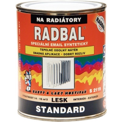 Radbal na radiátory standard bílá lesk 0,375l